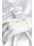 Pirinç Gold Renk Yonca Model Kadın Şahmeran