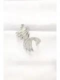 Pirinç Gümüş Renk Küpe