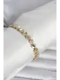 Xuping Kalp Model Gold Renk Kadın Bileklik