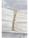 Xuping Kalp Model Gold Renk Kadın Bileklik