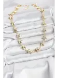 Yıldız Model Pirinç Gold Renk Kadın Kolye