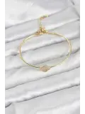 Yonca Model Gold Renk Kadın Bileklik