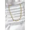 14K Gold Renk Kaplama Model CM Kadın Kolye