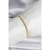 14K Gold Renk Kaplama Zincir Model Kadın CM Bileklik