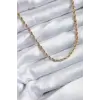 316L Çelik Gold Renk 60 cm Burgu Model Kadın Kolye