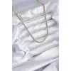 316L Çelik Gold Renk 60 cm Burgu Model Kadın Kolye