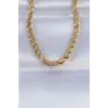 316L Çelik Gold Renk Arpa Model Kolye