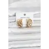 316L Çelik Gold Renk Vintage Model Kadın Küpe