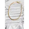316L Çelik Gold Renk Zincir Kadın Kolye