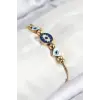316L Çelik Göz Charm Model Gold Renk Kadın Bileklik