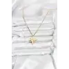 316L Çelik Zincir Gold Renk Kutup Yıldızı Model 60 cm Zincir Kadın Kolye