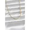 CM 14K Gold Renk Ataç Zincir Model 60 cm Kadın Kolye