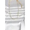 CM 14K Gold Renk Ataç Zincir Model 60 cm Kadın Kolye