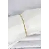 CM 14K Gold Renk Burgu Model Kadın Bileklik