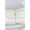 CM 14K Gold Renk Kalın Ataç Zincir Model Kadın Bileklik