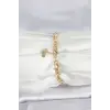 CM 14K Gold Renk Kalın Zincir Model Kadın Bileklik