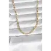CM 14K Gold Renk Lazer Model 45 cm Kadın Kolye