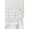 CM 14K Gold Renk Top Zincir 60 cm Kadın Kolye