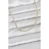 CM 14K Gold Renk Zincirli 60 cm Kadın Kolye