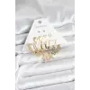 Gold Renk Yıldızlı Set 6 Çift Kadın Küpe Seti