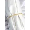 Pirinç Gold Renk Kadın Manifest Bileklik