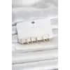 Pirinç Gold Renk Yılan Model Kadın Küpe Seti