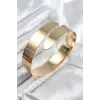 Pirinç Sarmal Model Gold Renk Pazu Bileklik