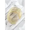 Pirinç Tel Sarma Model Gold Renk Kadın Bileklilk