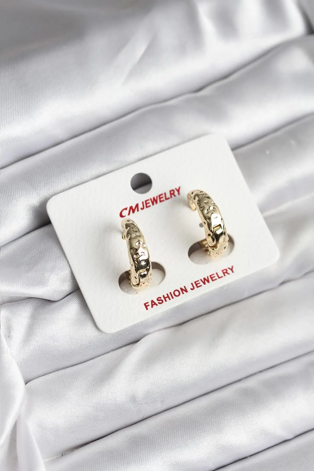 14K Gold Renk Kaplama CM Kadın Küpe