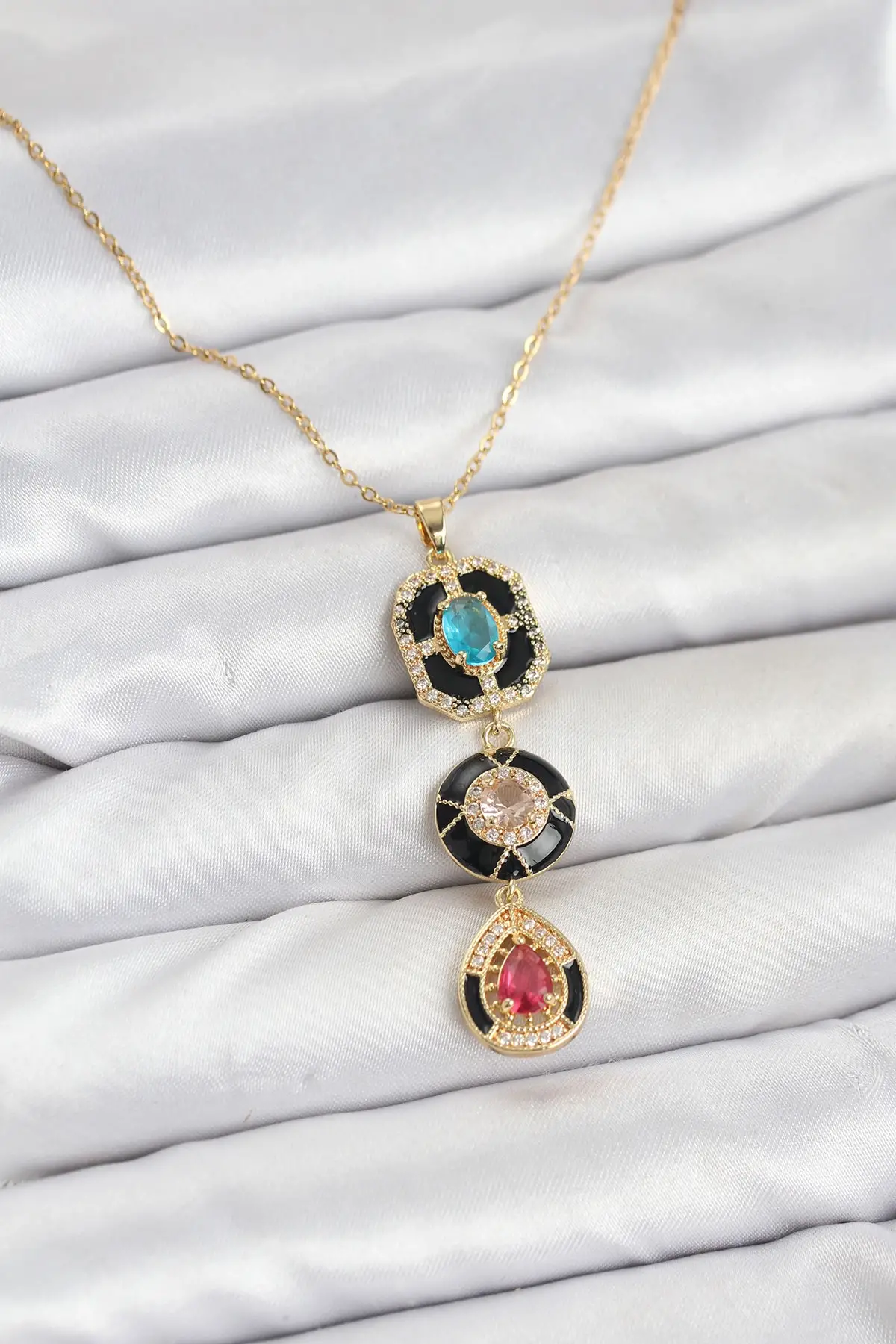 316L Çelik Vintage Model Kadın Kolye