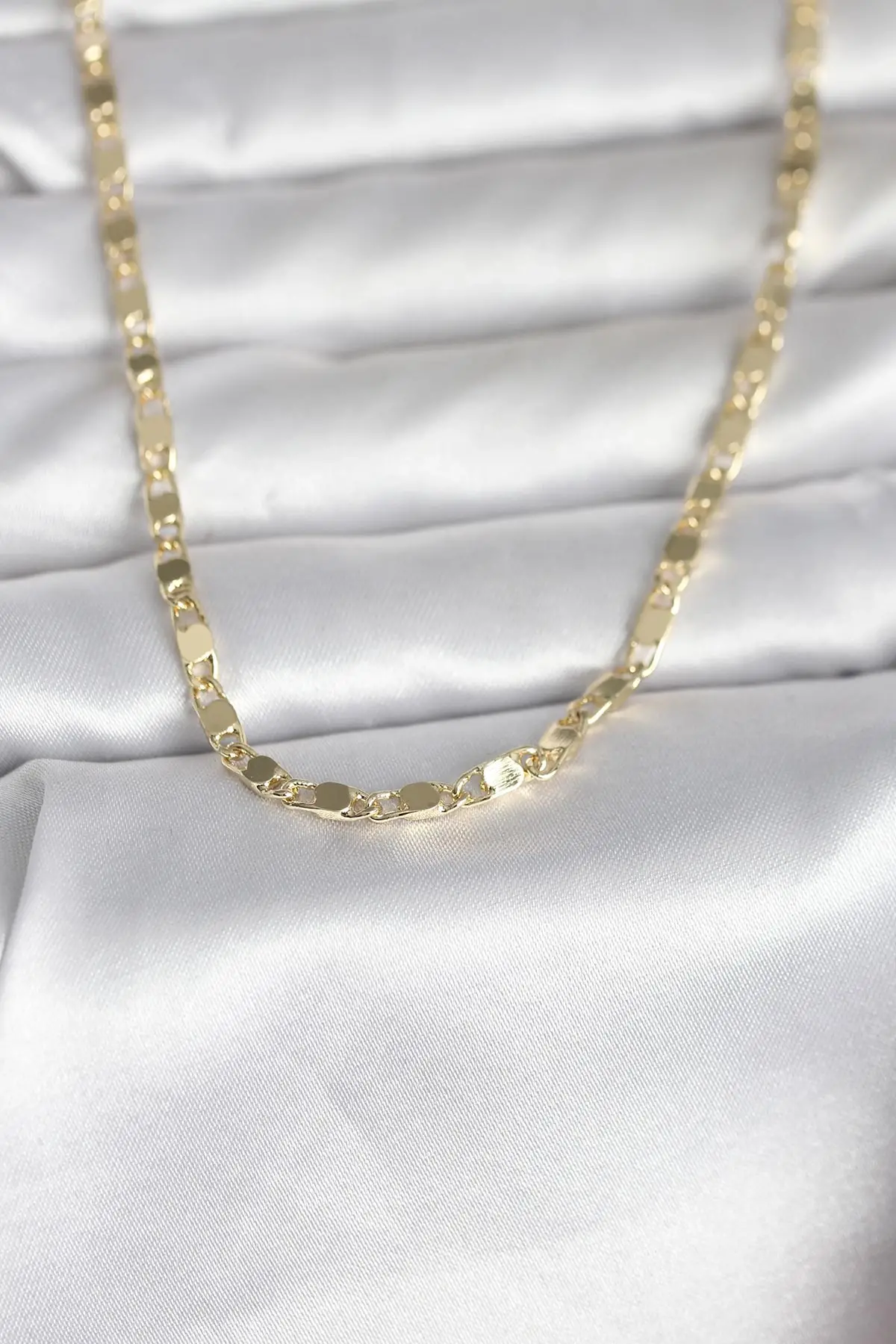 CM 14K Gold Renk Arpa Model 45 cm Kadın Kolye