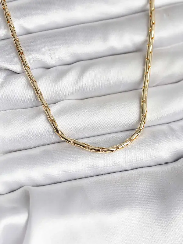 14K Gold Renk Kaplama Model CM Kadın Kolye