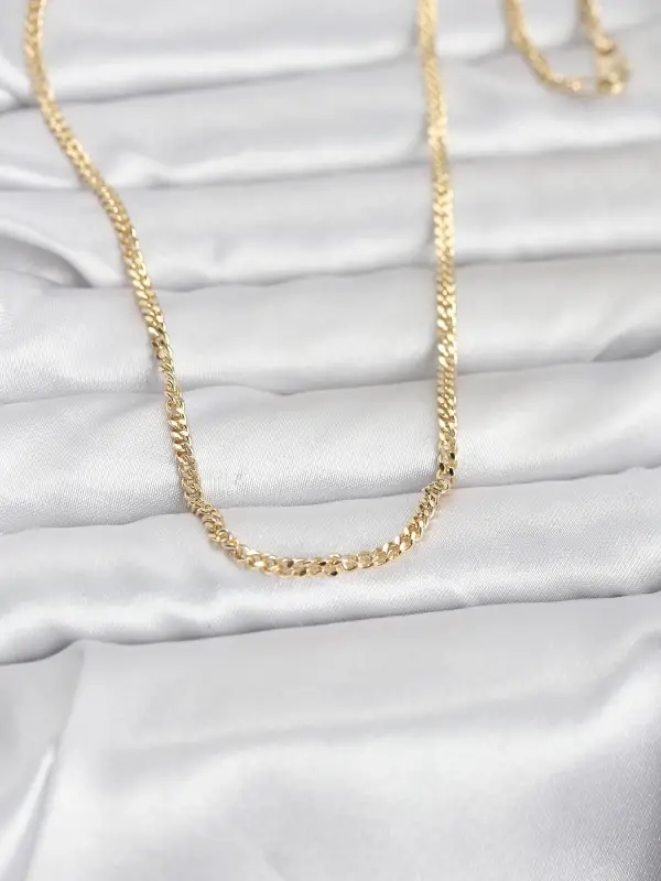 CM 14K Gold Renk 60 cm Zincir Kadın Kolye