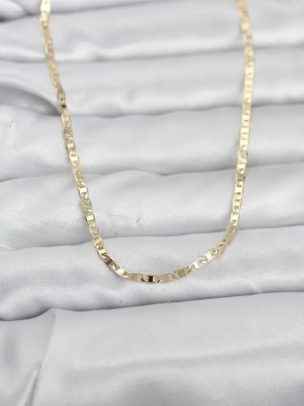 CM 14K Gold Renk Zincir Model 60 cm Kadın Kolye