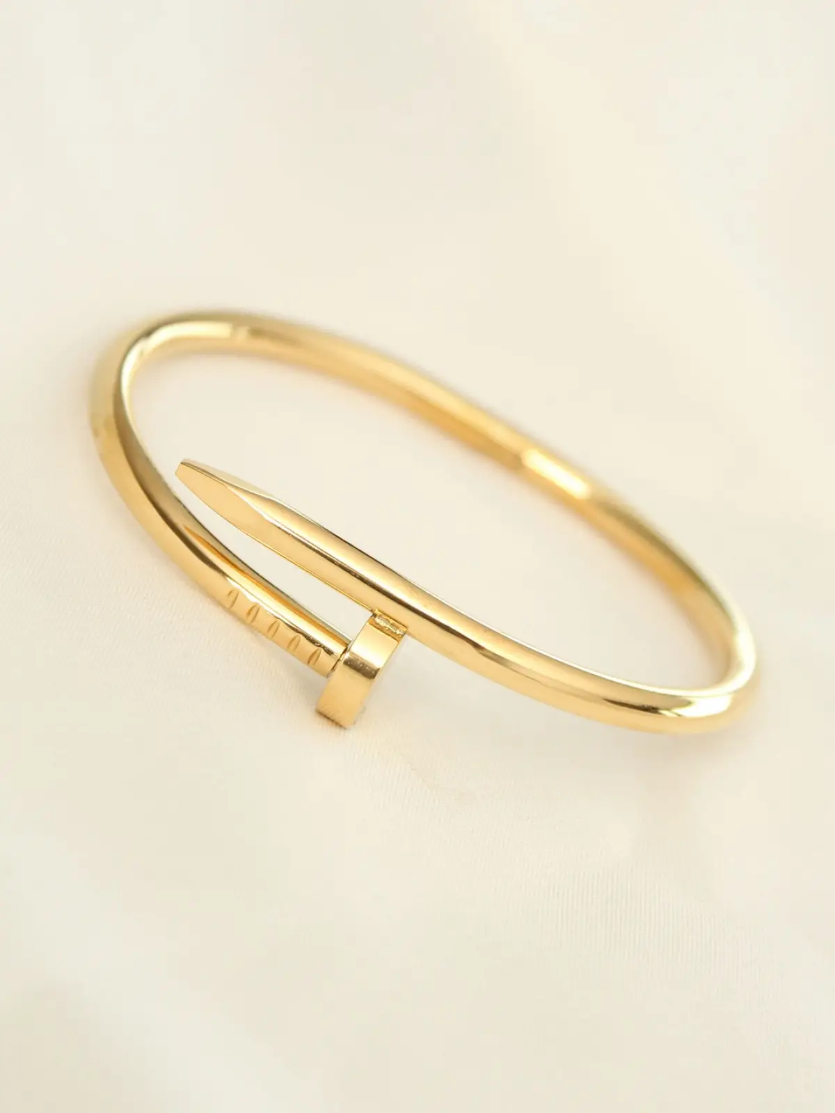 316L Çelik Gold Renk Çivi Model Bileklik