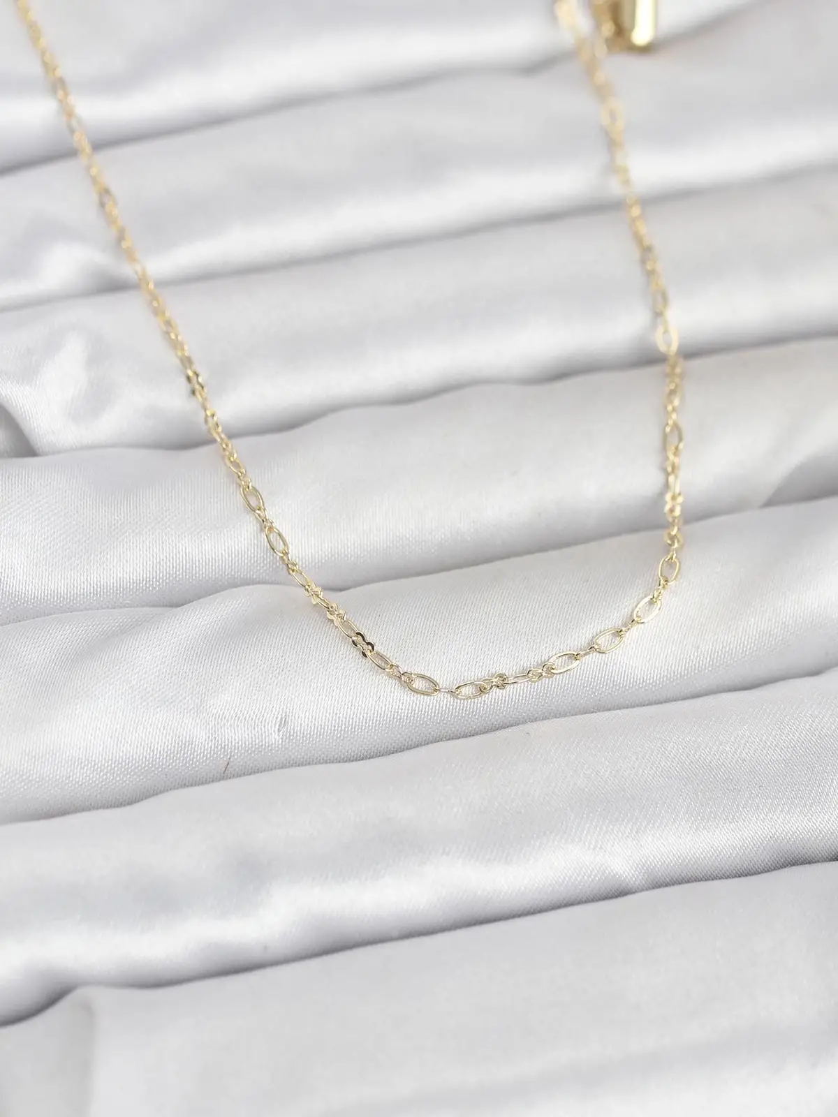 CM 14K Gold Renk 60 cm Zincirli Kadın Kolye