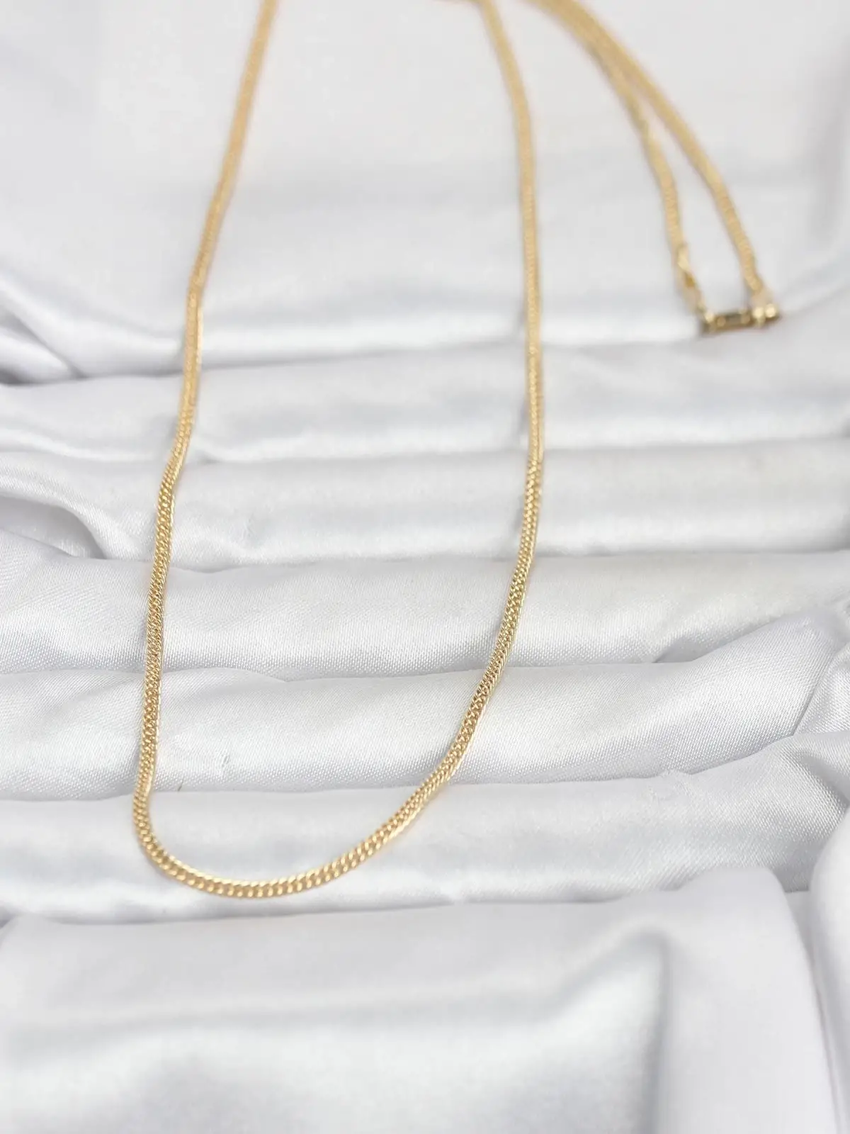 CM 14K Gold Renk Dolgun Zincir Model 60 cm Kadın Kolye
