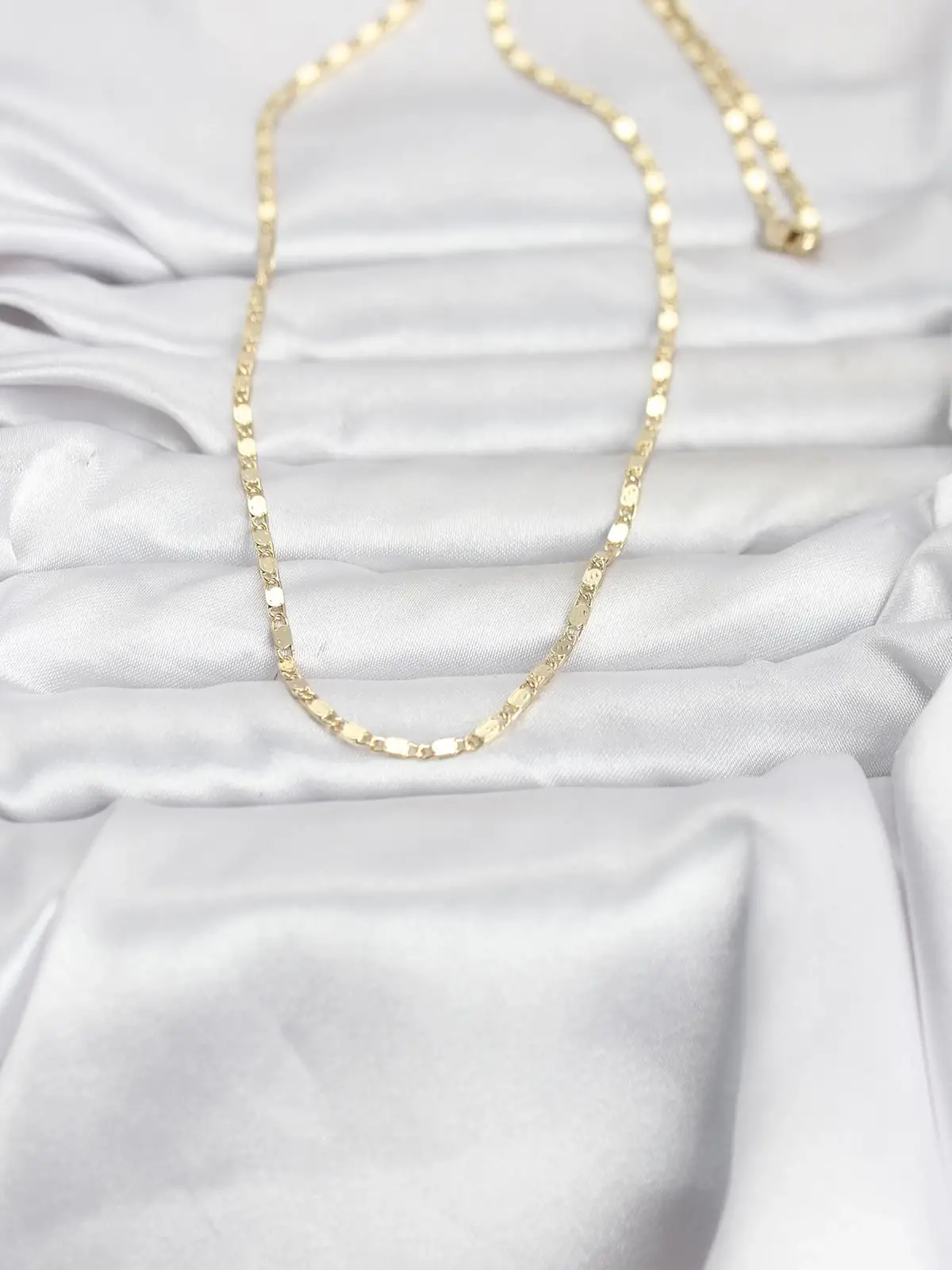 CM 14K Gold Renk Ezme Zincir 60 cm Kadın Kolye
