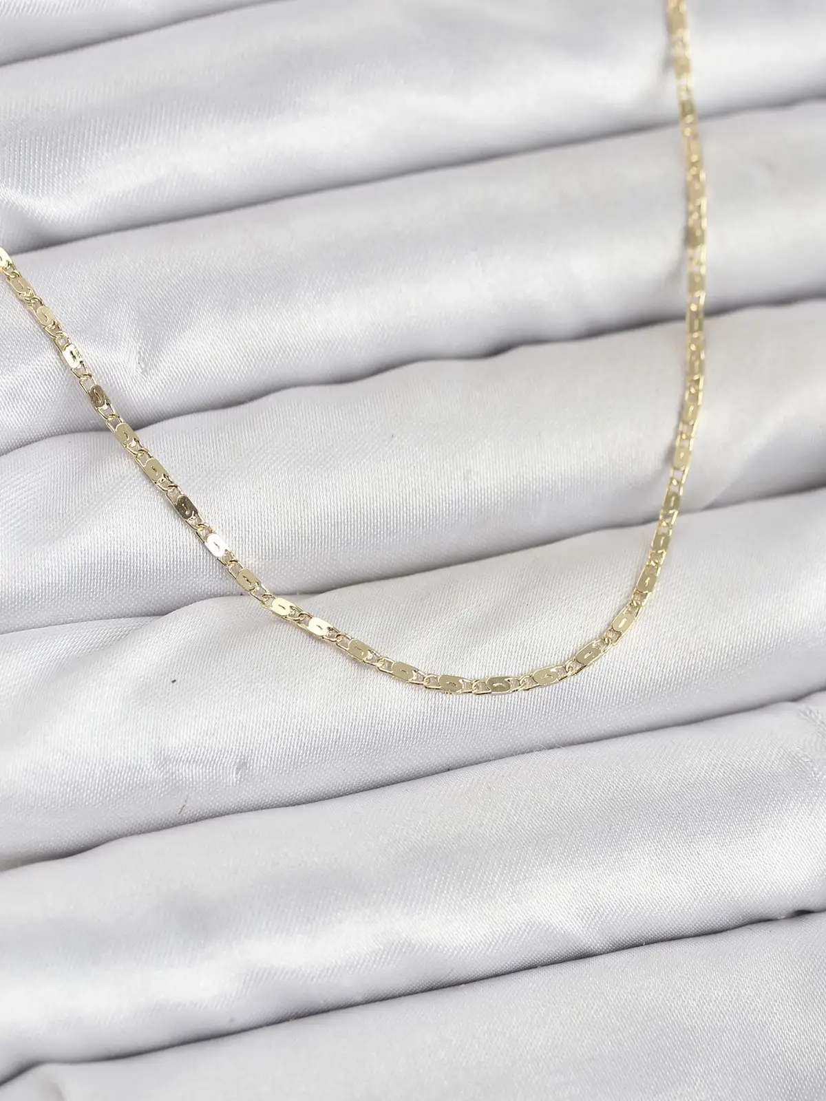 CM 14K Gold Renk Ezme Zincir Model 60 cm Kadın Kolye