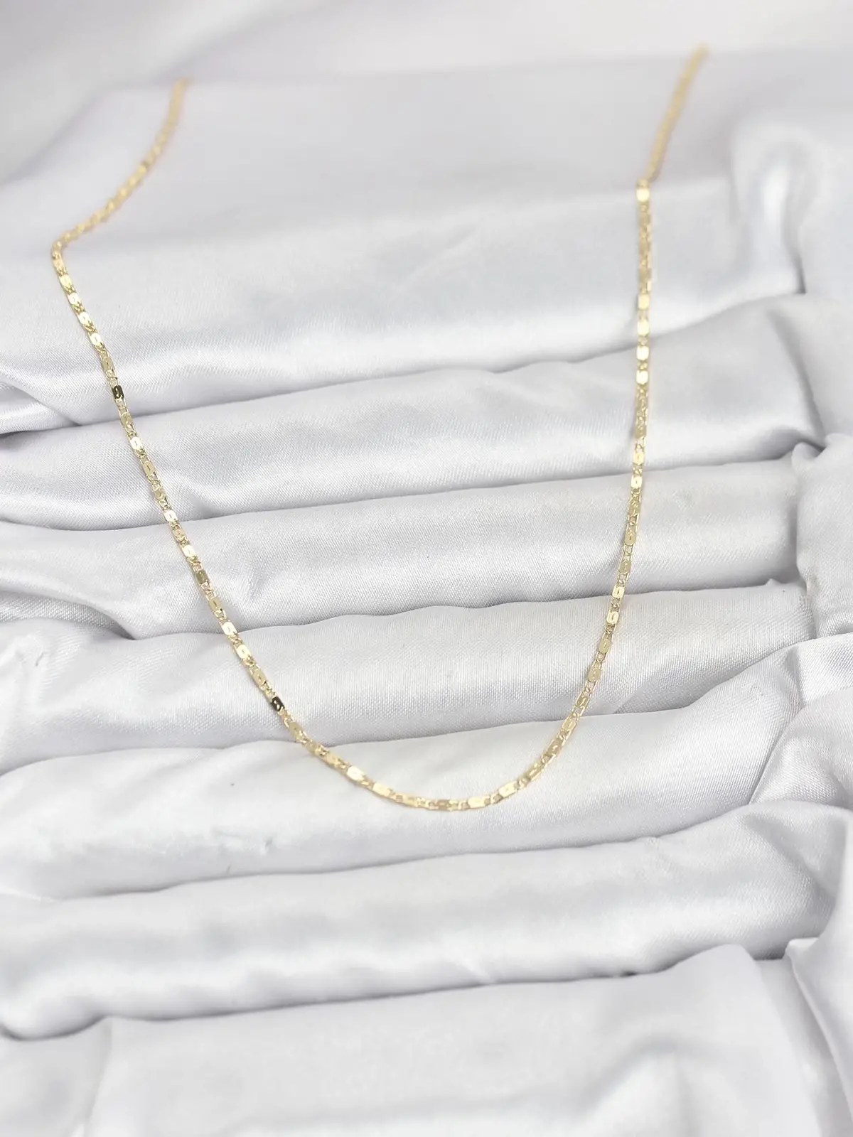 CM 14K Gold Renk Ezme Zincir Model 60 cm Kadın Kolye
