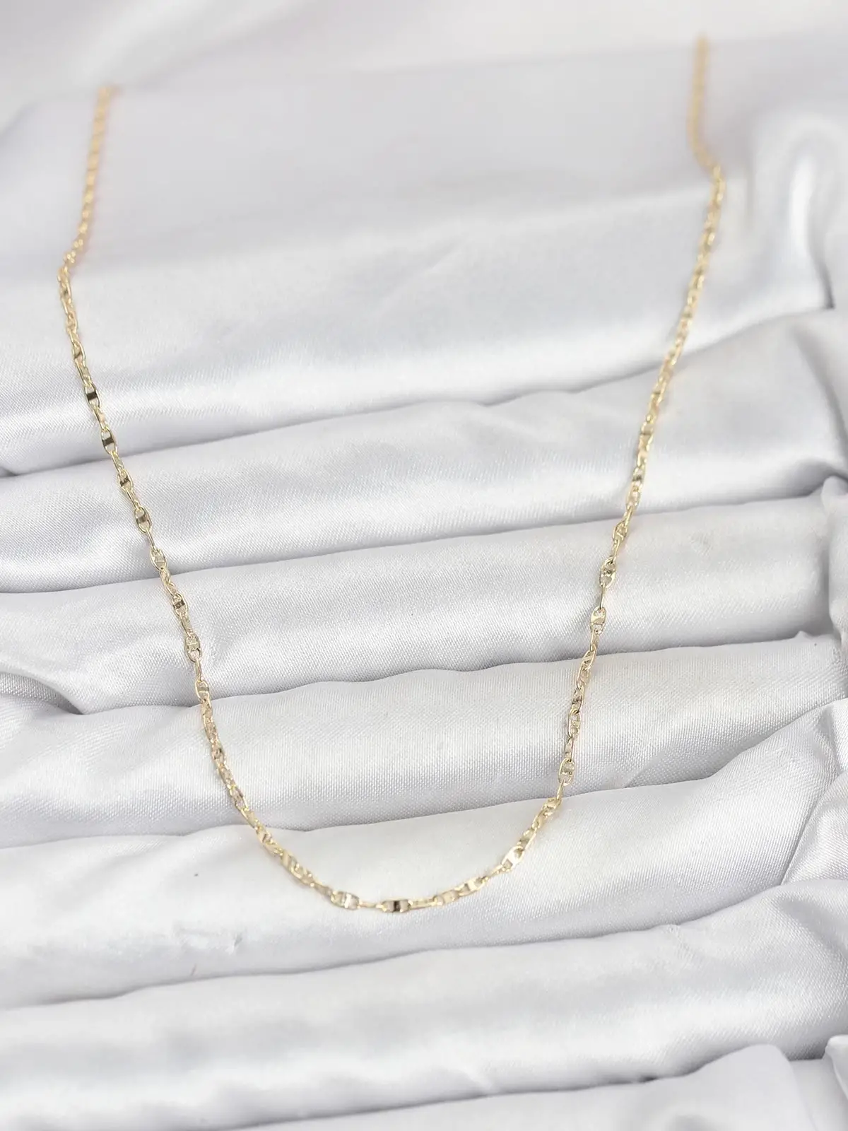 CM 14K Gold Renk Gemici Zincir Model 60 cm Kadın Kolye