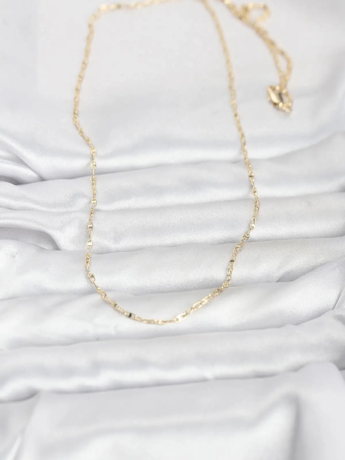 CM 14K Gold Renk Gemici Zincir Model 60 cm Kadın Kolye