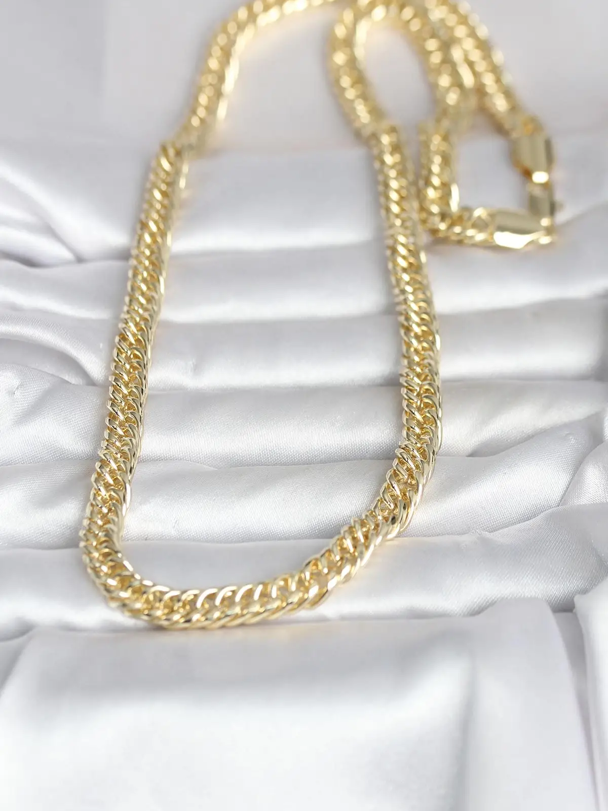 CM 14K Gold Renk Kalın Zincir Model 60 cm Kadın Kolye