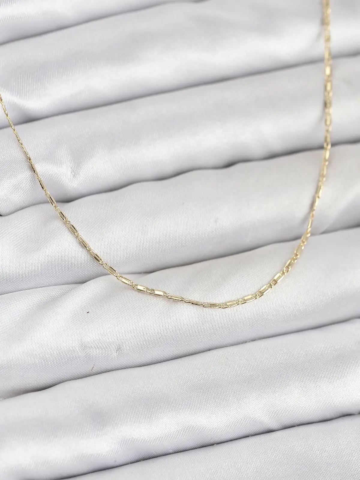 CM 14K Gold Renk Kesme Model 60 cm Kadın Kolye