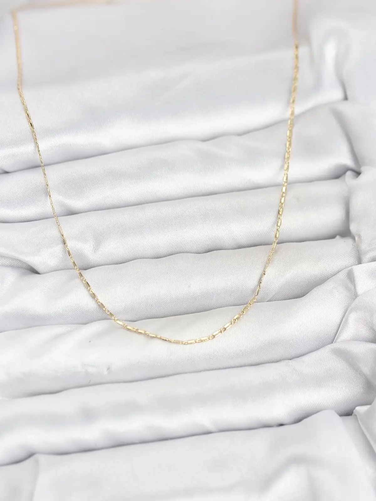 CM 14K Gold Renk Kesme Model 60 cm Kadın Kolye