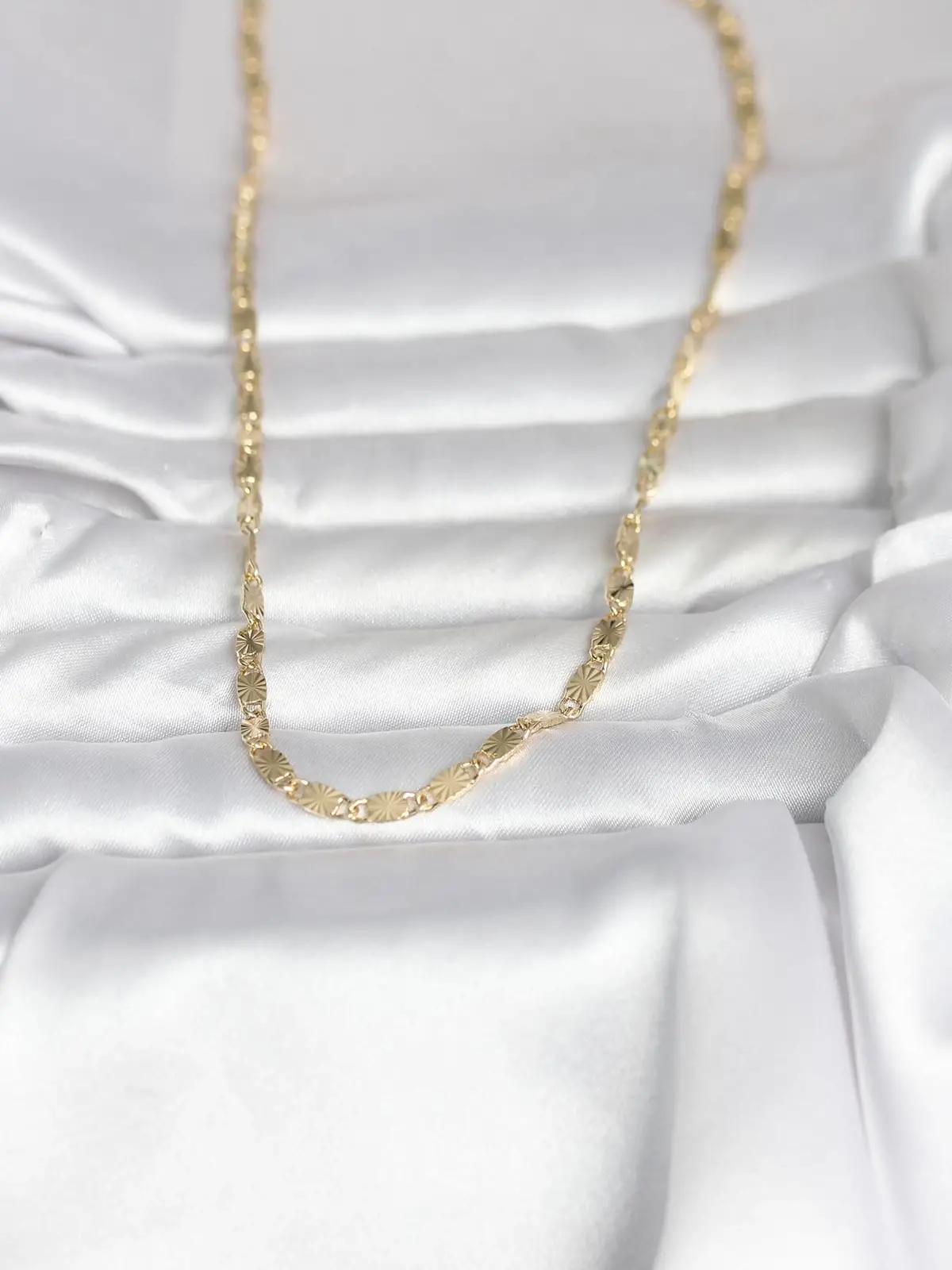 CM 14K Gold Renk Lazer Model 45 cm Kadın Kolye