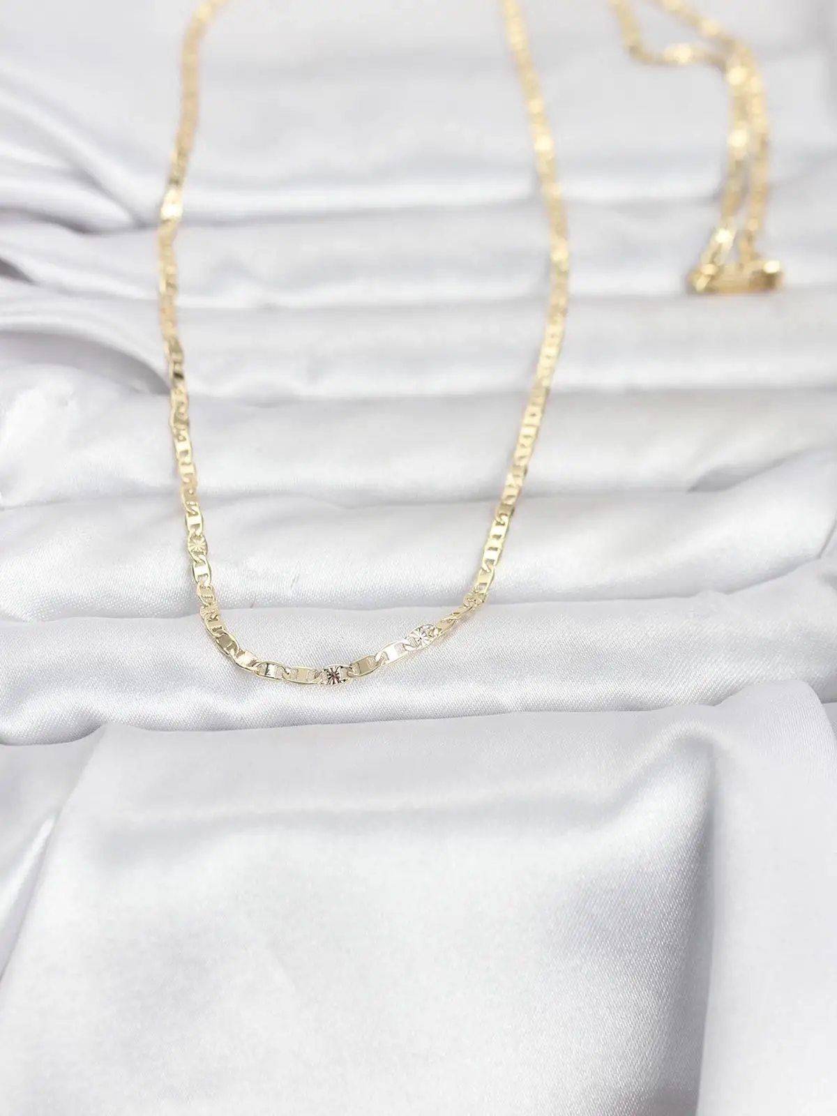CM 14K Gold Renk Zincir Model 60 cm Kadın Kolye