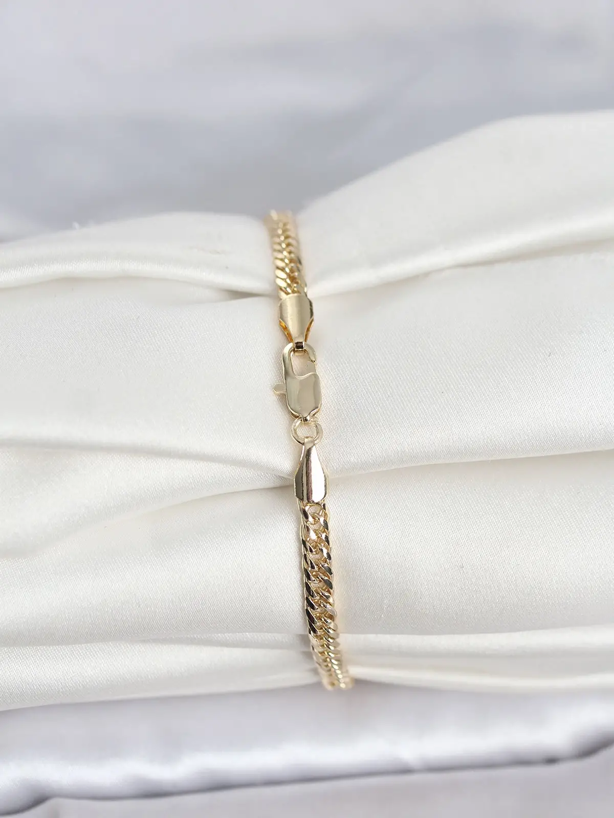 CM 14K Gold Renk Zincir Model Kadın Bileklik
