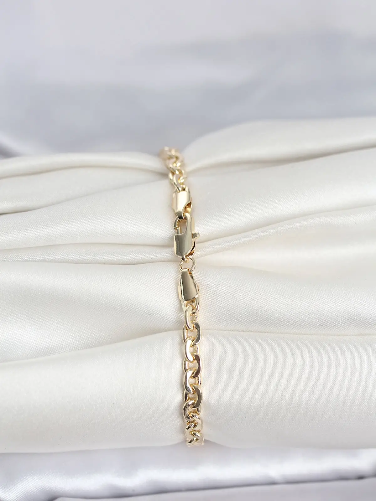 CM 14K Gold Renk Zincir Model Kadın Bileklik