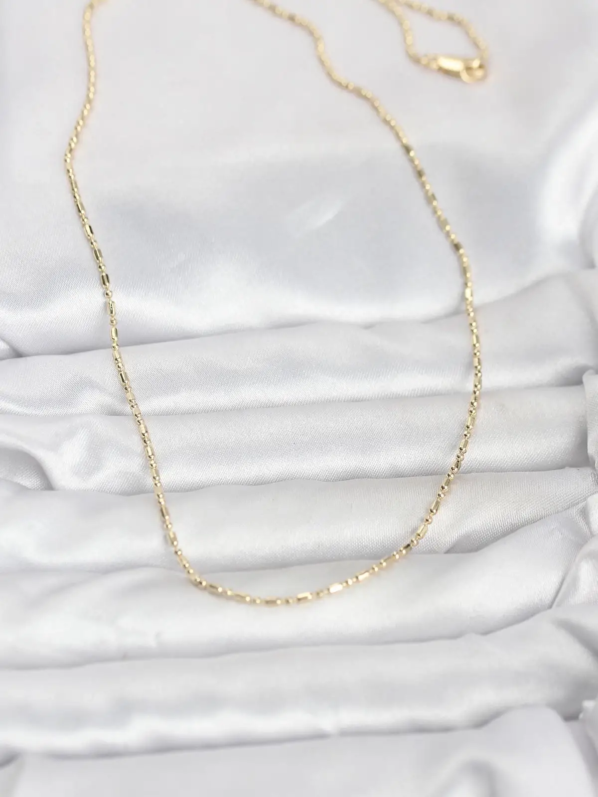 CM 14K Gold Renk Zincirli 60 cm Kadın Kolye